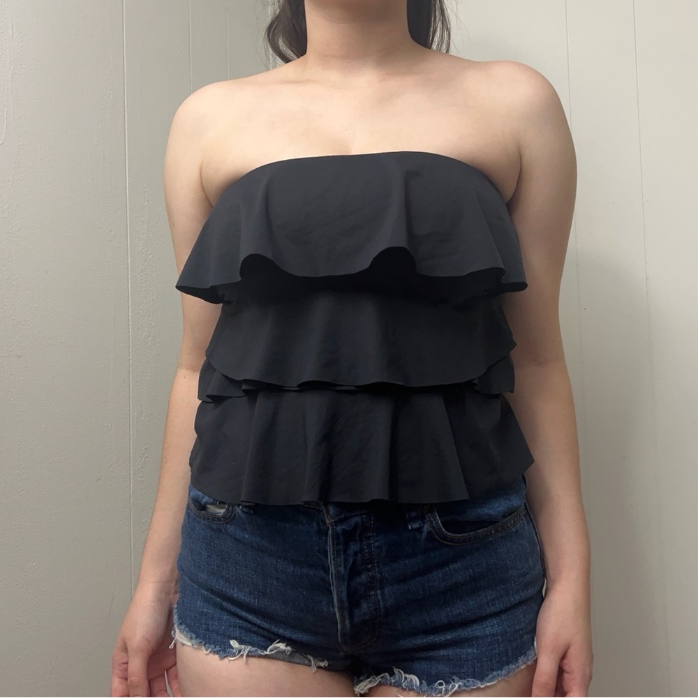 Michael Kors Swim Wear Ruffle Top